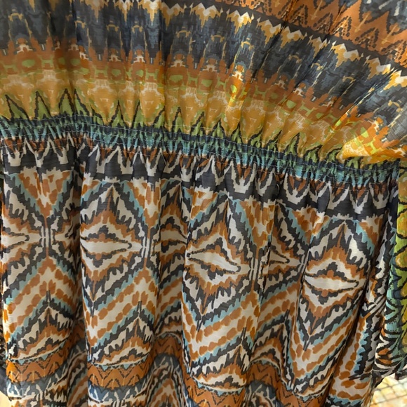 Speed Control Multicolor Kaftan Knee Length Dress--Medium - Picture 2 of 2